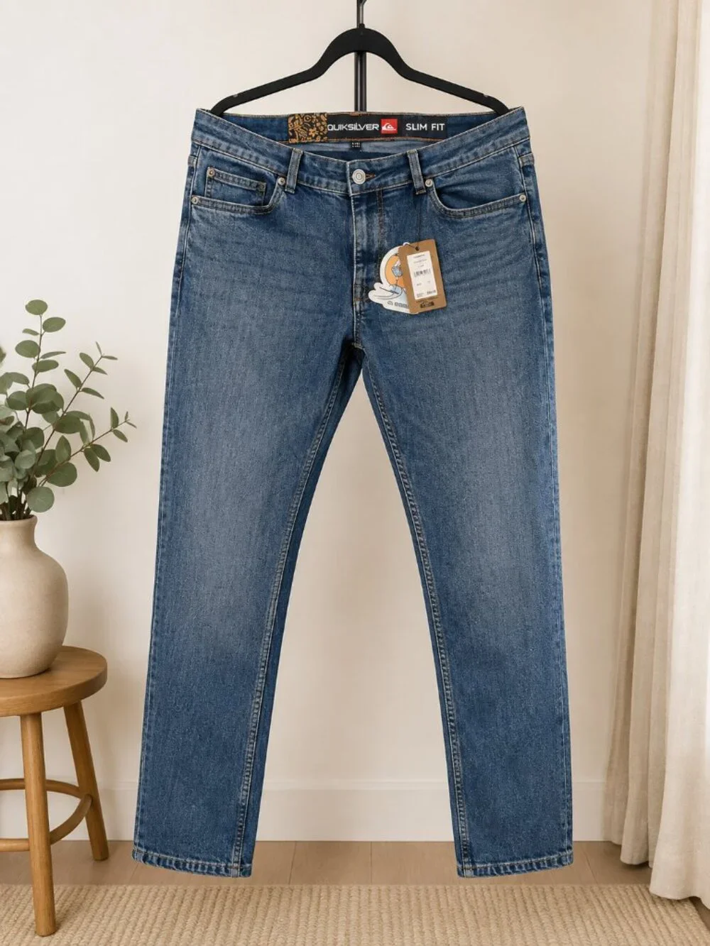 Quiksilver Men’s Slim Fit Stretch Jeans 33x32 NWT